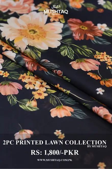 2Pcs Printed Lawn Collection Desgin - 04