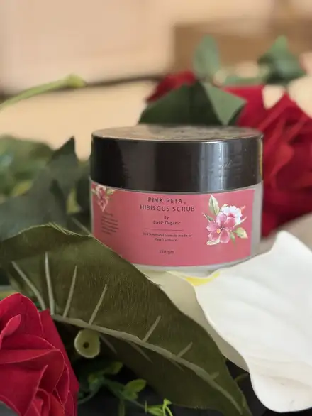 Pink Petal Hibiscus Scrub