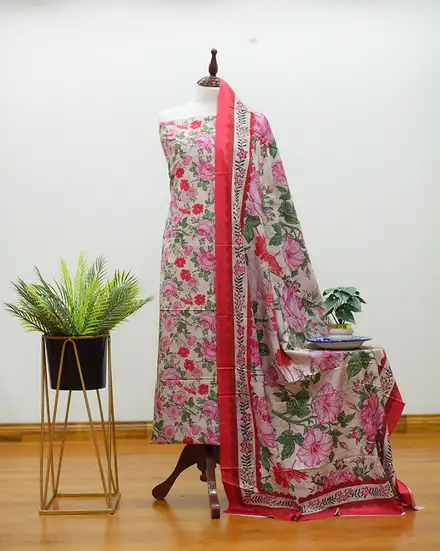3Pcs Printed Linen Desgin - 37